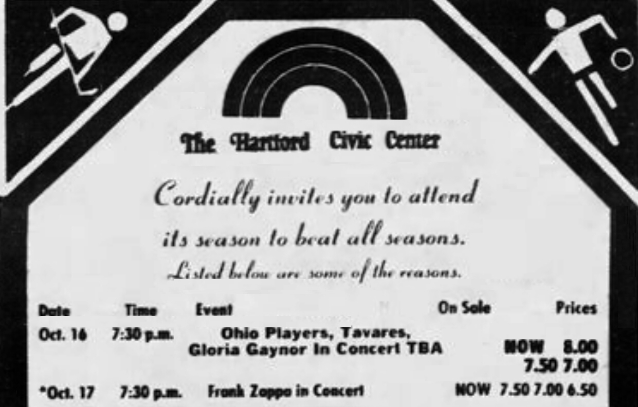 17/10/1977Civic Center, Hartford, CT